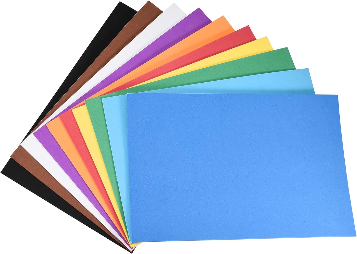 カラフルな Eva フォームシート自己粘着 7.8 × 11.8 インチ厚さ 1.8 ミリメートル工芸品 DIY 1 セット PAIDU