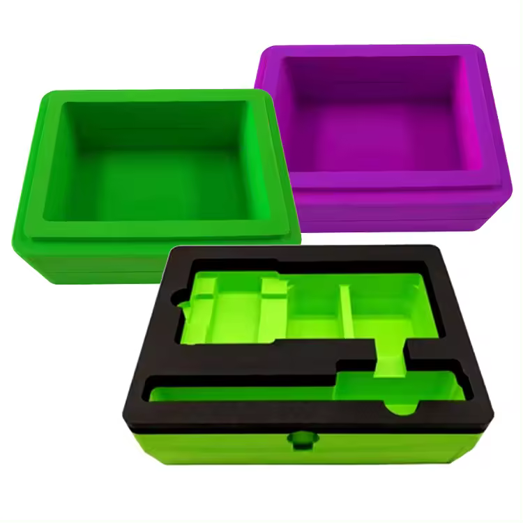 Paidu Custom All kinds of CNC Cutting EVA Foam With Carbon Fiber Surface For Luxury ballpoint pen Protective Packaging