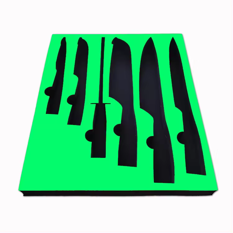 Paidu Custom laser die cut Black Expandable Polyethylene carbon EVA foam cardboard tool box packaging case insert foam for box